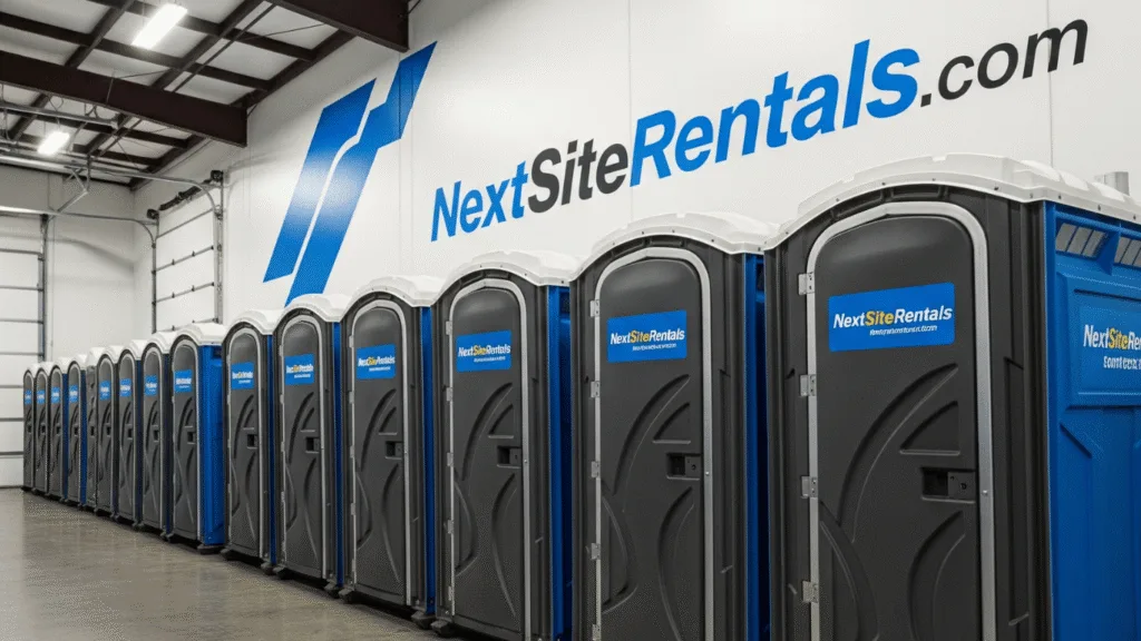 Next Site Rental offers reliable portable toilets, sinks, dumpsters, fencing, and restroom trailers for construction sites, events, festivals, and government projects — fast delivery, great service, nationwide.