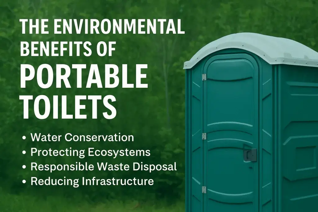 The environmental benefits of portable toilets